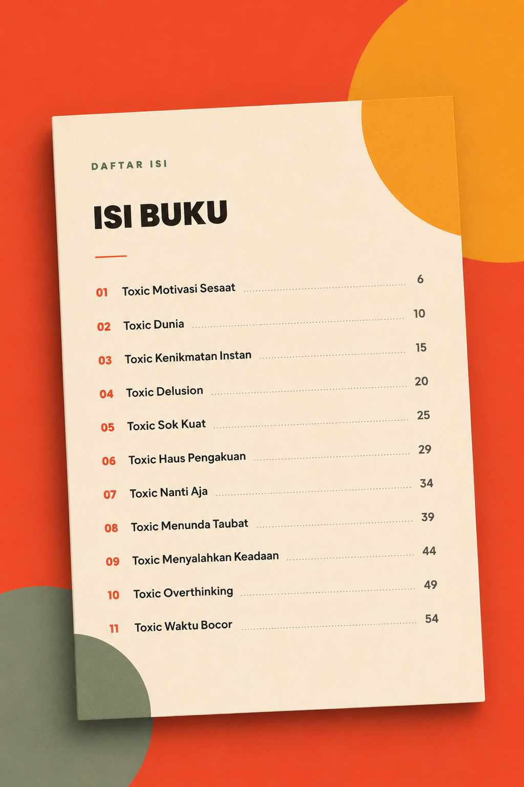 Daftar isi buku Obat Toxic